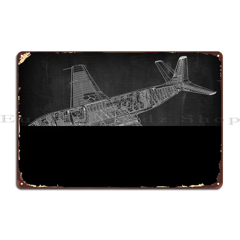 De Havilland Comet Targa In Metallo Poster Garage Wall Decor Garage Targhe Personalizzate Targa In Latta Poster