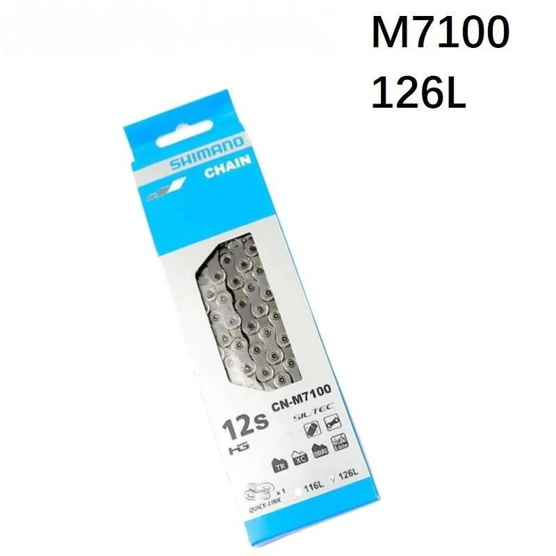 

Shimano Deore SLX 12-speed Chain CN M7100 With Quick-Link M7100 Chain Mountain Bike Bicycle Chain CN-M7100 126L Box