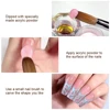 KADS 1pc Kolinsky Sable Acrylic Brush UV Gel Carving Pen Brush Liquid Powder DIY Nail Drawing Flat Round Red Wood Nail Art Brush 6