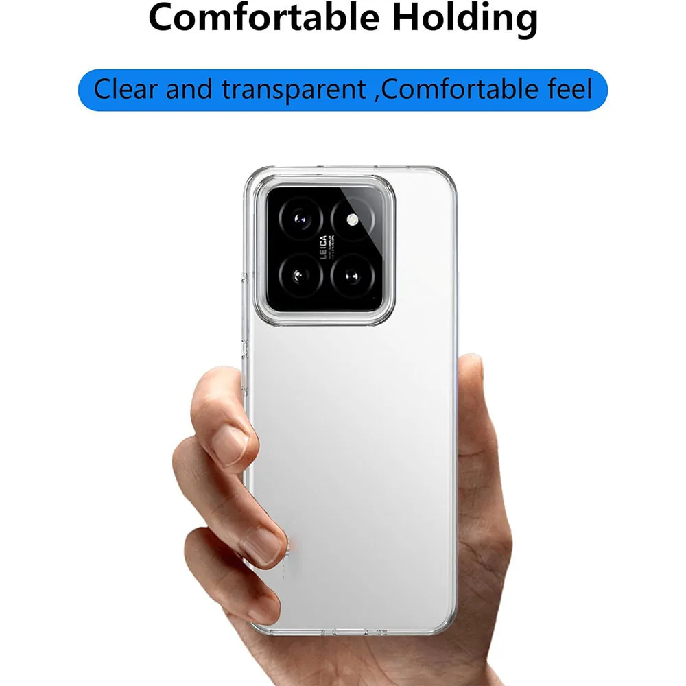 حافظة رفيعة للغاية من السيليكون الشفاف الناعم لهات...