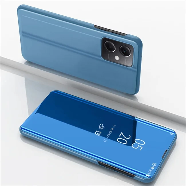 Luxury Mirror Flip Plating Stand Phone Case Cover