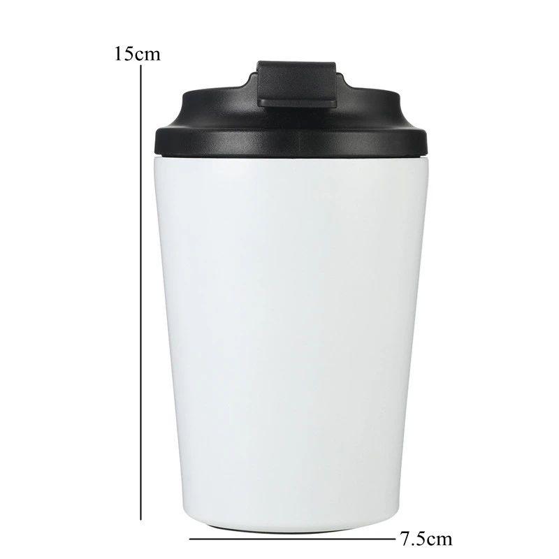 13oz Stainless Steel Thermos Mug Tea Coffee Thermal Cup Travel Mug Insulated  for Home Office Outdoor 