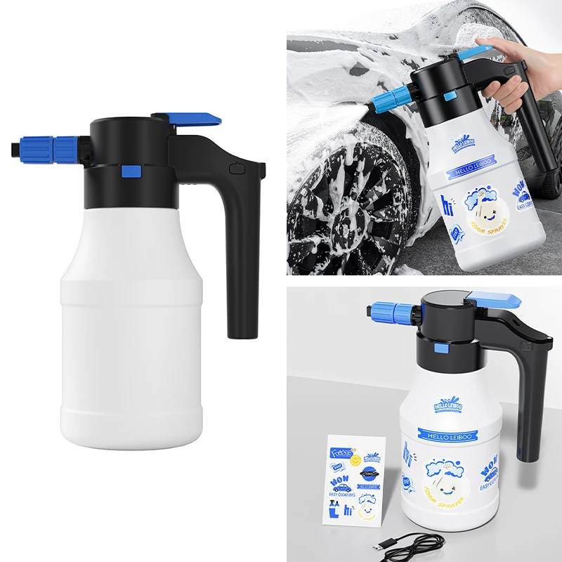 

Electric Car Wash Special Foam Spray Can Wireless Charging Air Pressure Spray Can Spray Watering Gardening Spray Head