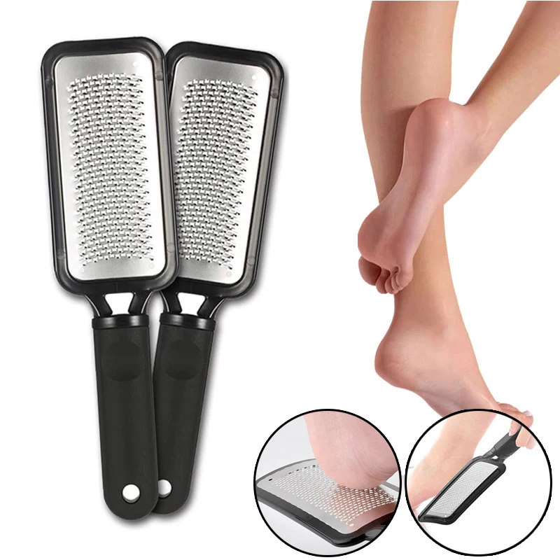 1pcsFootExfoliatorStainlessSteelFootDeadSkinRemoverWashable