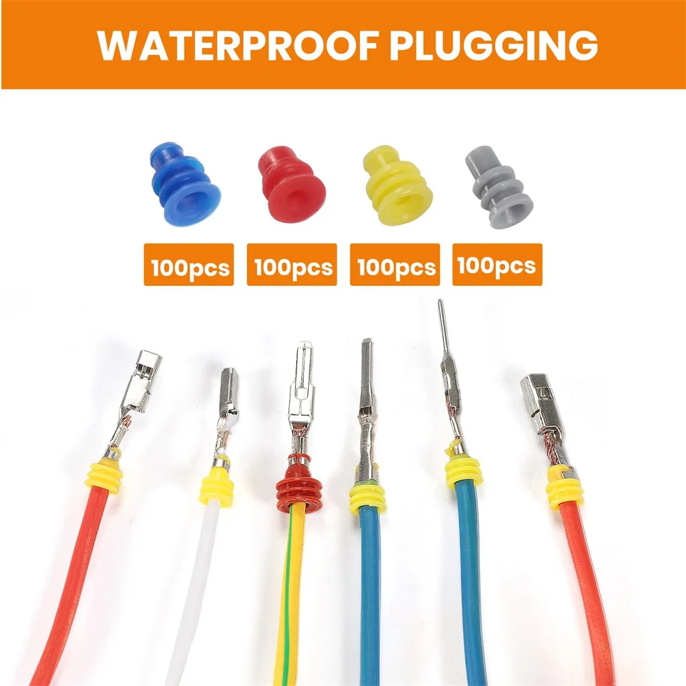 718PCS 1/1,5/1,8/2,2/2,8/3,5mm Terminal Pin Stecker Kit Auto elektrische Pin Crimp Draht Weiblich Männlich Terminal Stecker Entfernung Werkzeug – Detail 5