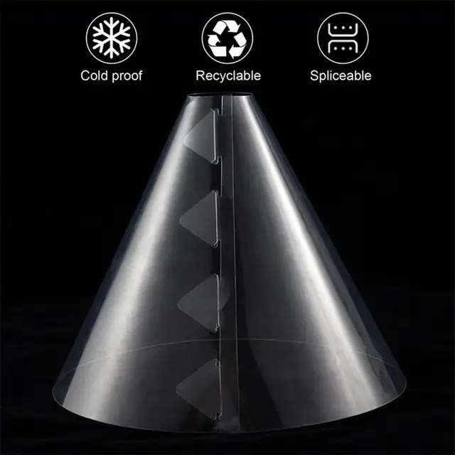 10/20 db Növények Kerti Cloches Tiszta Kúp Alakú Védelem A Növénytől Madarakból Fagyos Csigák Állati Fiatal Csengő Burkolat Jar Kupola - Image 4