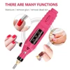 LULAA Electric Nail Drill Machine Set Pedicure Grinding Equipment Mill For Manicure  Professional Strong Nail Polishing Tool 4