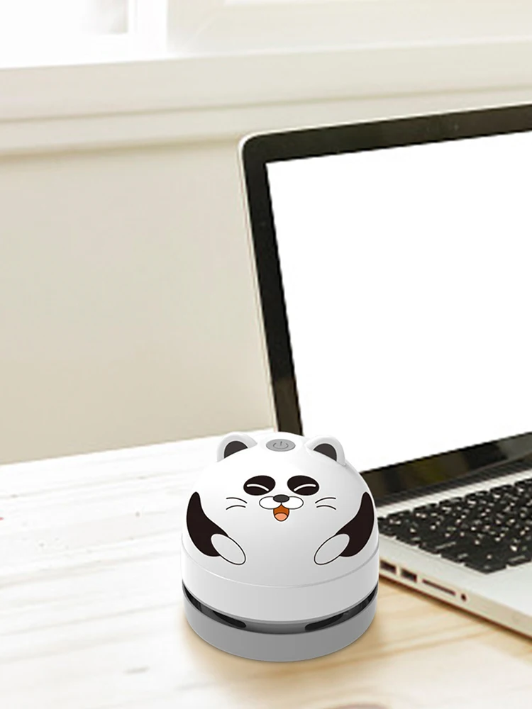 Mini Table Top Vacuum Cleaner Mini Desktop Vacuum Desk Dust Cleaner Crumb Sweeper 360º Rotation