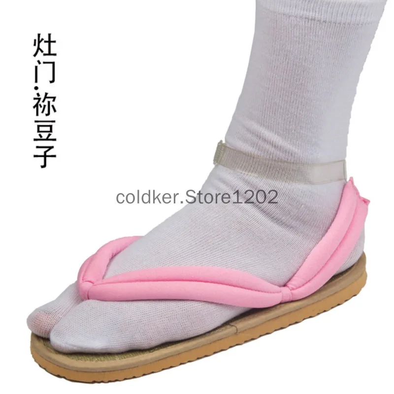 EUR Size Japanese Anime Cosplay Shoes Clogs Sandals Flip Flops Kamado Nezuko