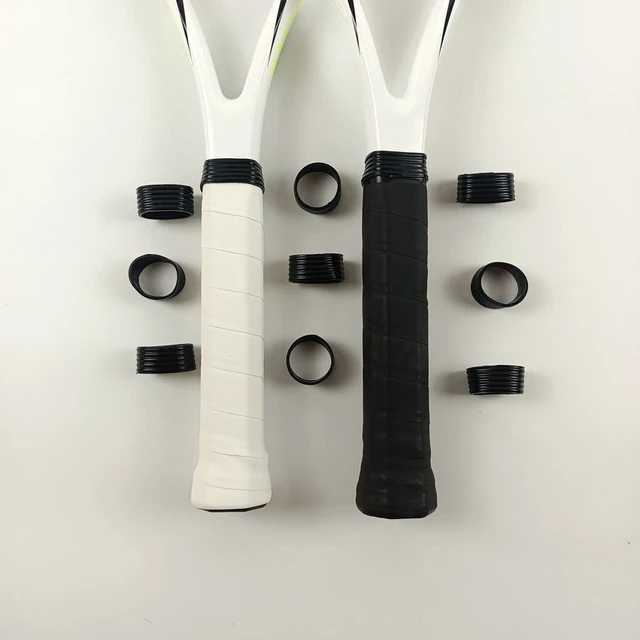 4pcs tennis racket badminton racket grip handle rubber small bundle ring absorbent sweat belt sealing fixing rubber ring 4