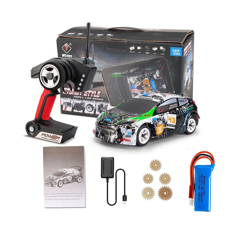 Weili 1:28 High-Speed Remote Control Four-Wheel Drive Drift Mosquito Car K989 Adult Boy Electric Rc Competition Model Car K969 6
