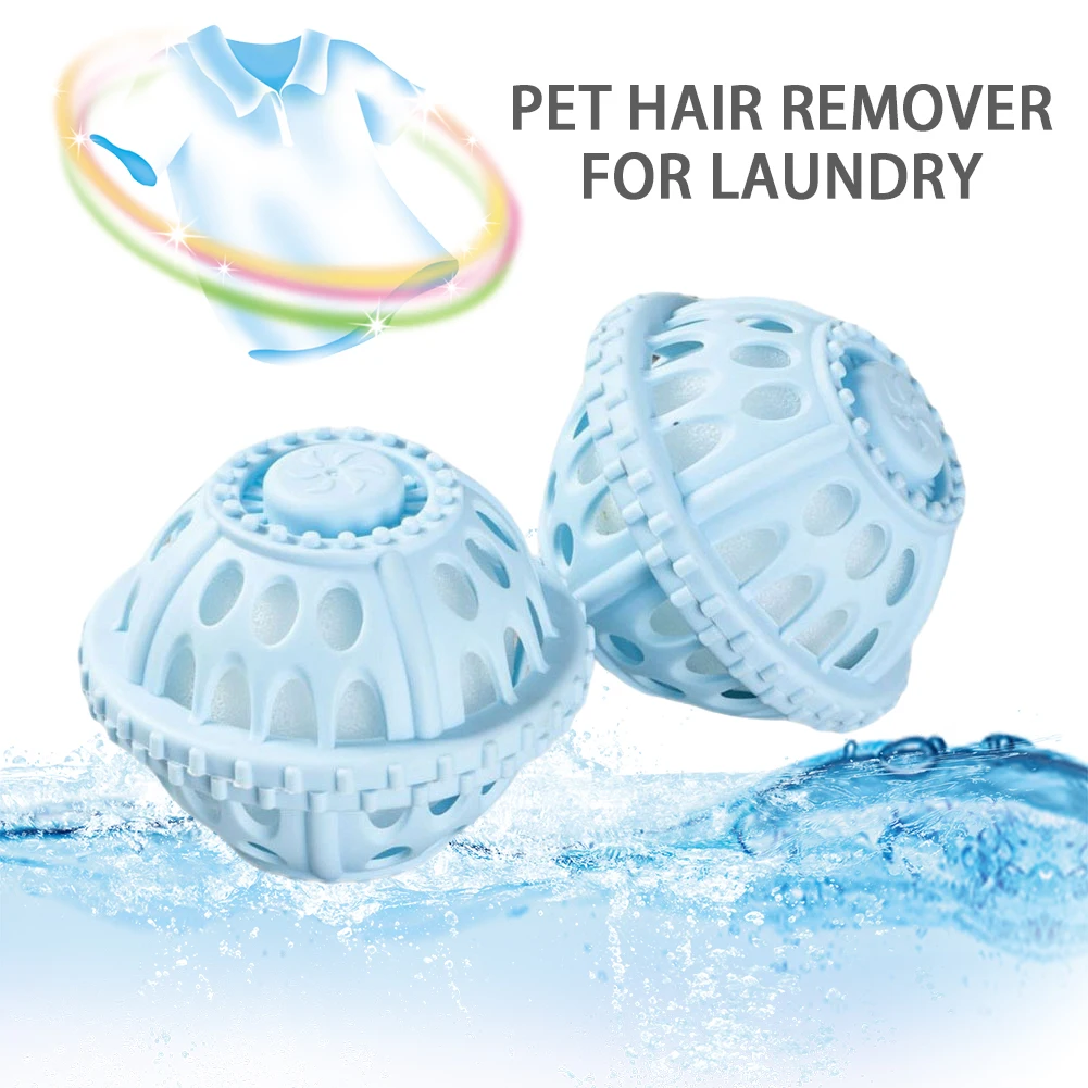 Pet Hair Catcher Ball Reusable Washing Machine Cleaning Ball Wear Resist Magic Laundry Balls Cleaning Supplies