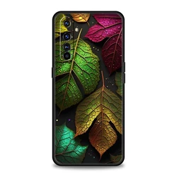 Vibrant Leaves Shockproof Silicone Phone Case for Realme C11 (A1)