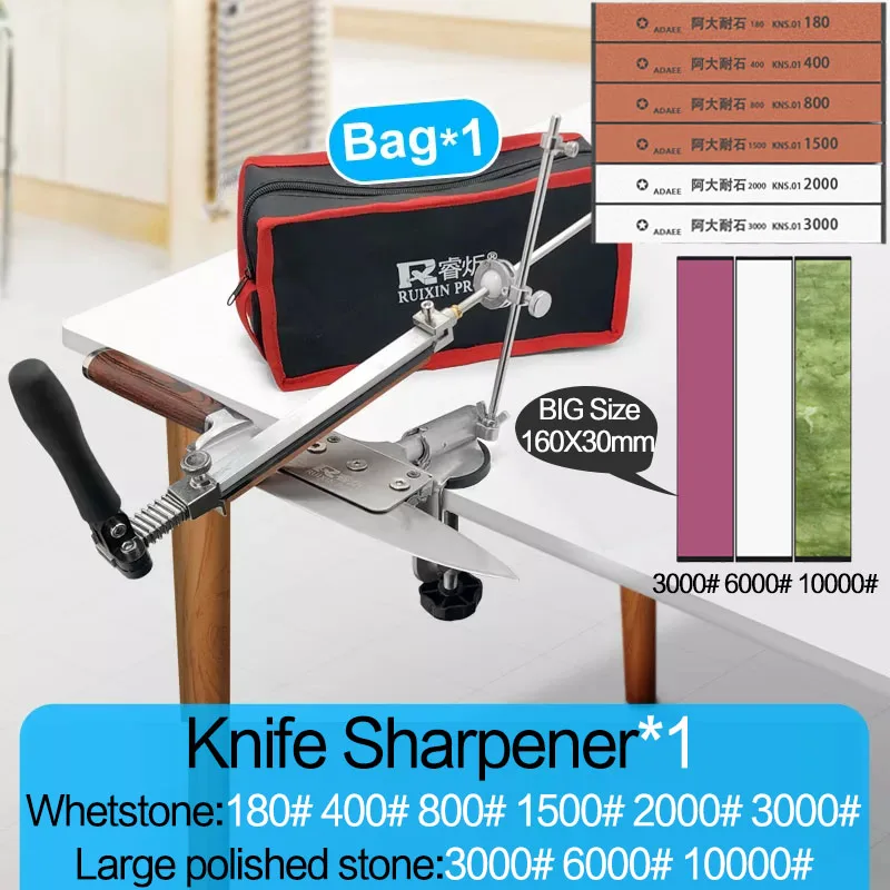 Ruixin Diamond Sharpening Stone Knife Sharpener Pro 008 Knife