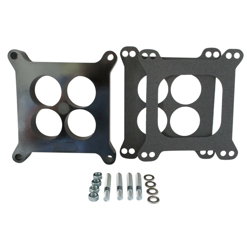 1 Inch Ported Phenolic Carburetor Spacer For Edelbrock Holley SBC BBC