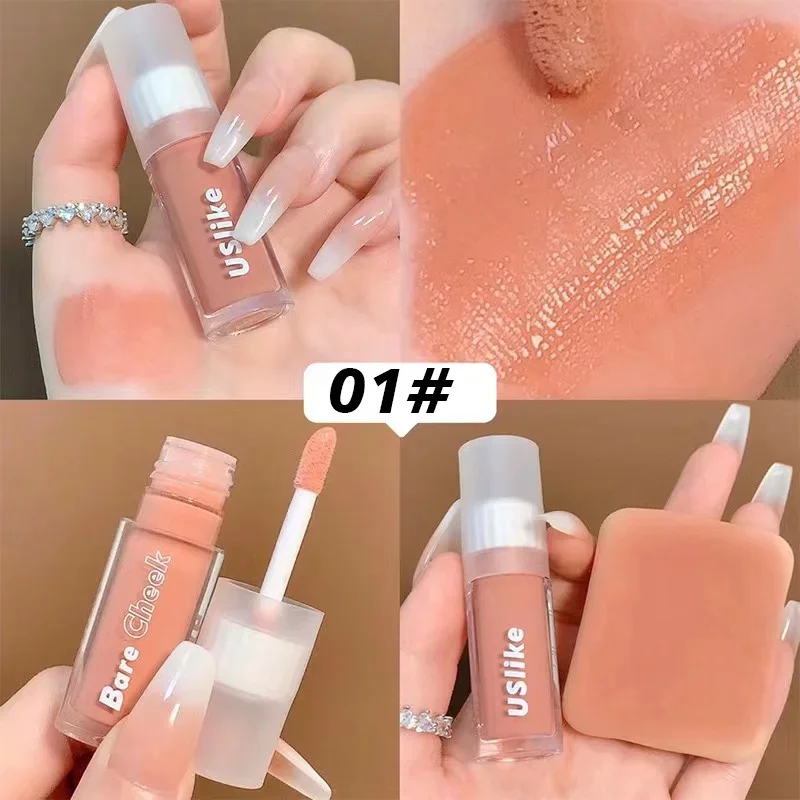 Liquid Blush Long Lasting Waterproof Sweatproof Non-Fade Natural Color Blusher On Face Make Up 5