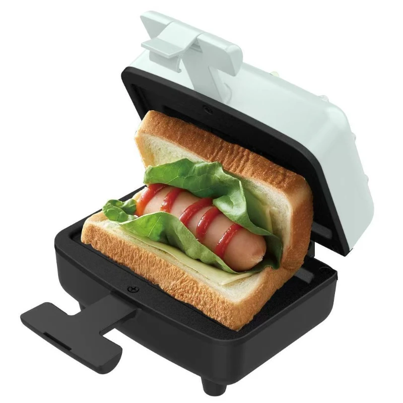Sandwich Maker 1PC Small Burger Machine Mini Baking Machine Double Sided Heating Breakfast Home Dormitory