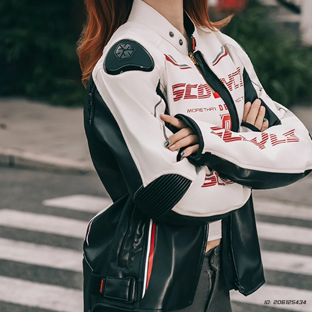 사계절용 남성 가죽 오토바이 재킷 방풍 방수 모든 날씨 라이딩 기어 도시 통근 장거리 여행용