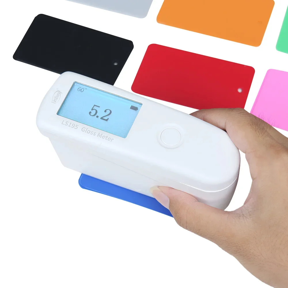 Gloss Meter Glossmeter Car Glossmetre Glosmeter LS195 Angle 60&deg; Easy Operation Software QC Mode High Precision CNAS Rechargeable