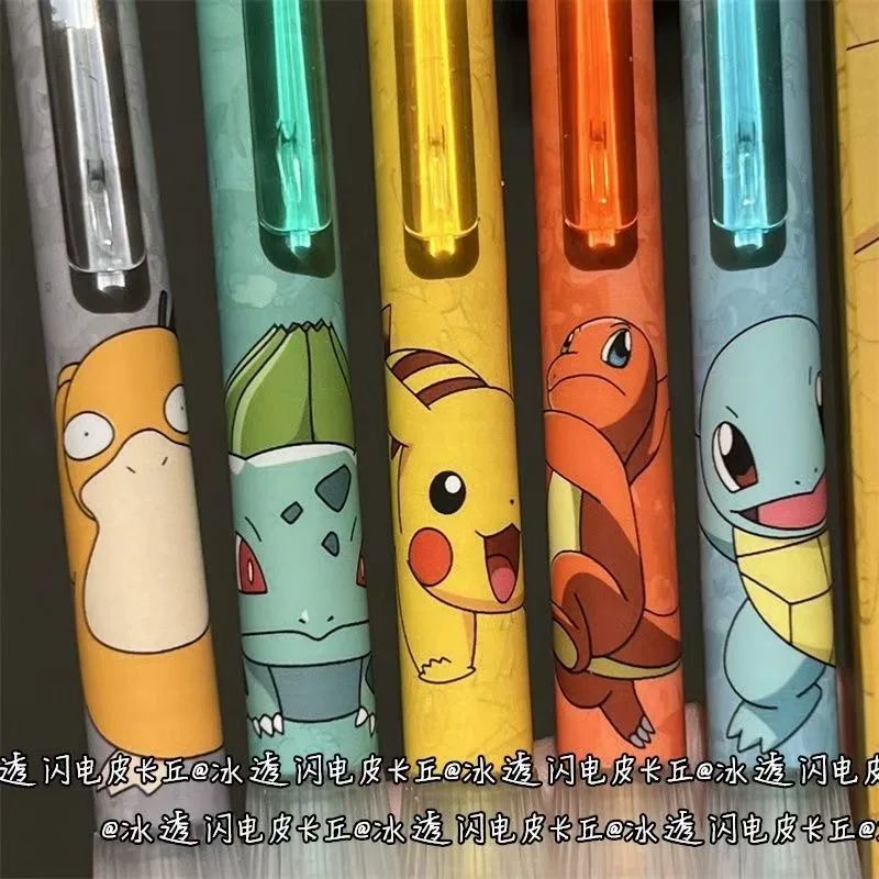 Gel Pens 5pcs Pikachu Pokemon Stationary