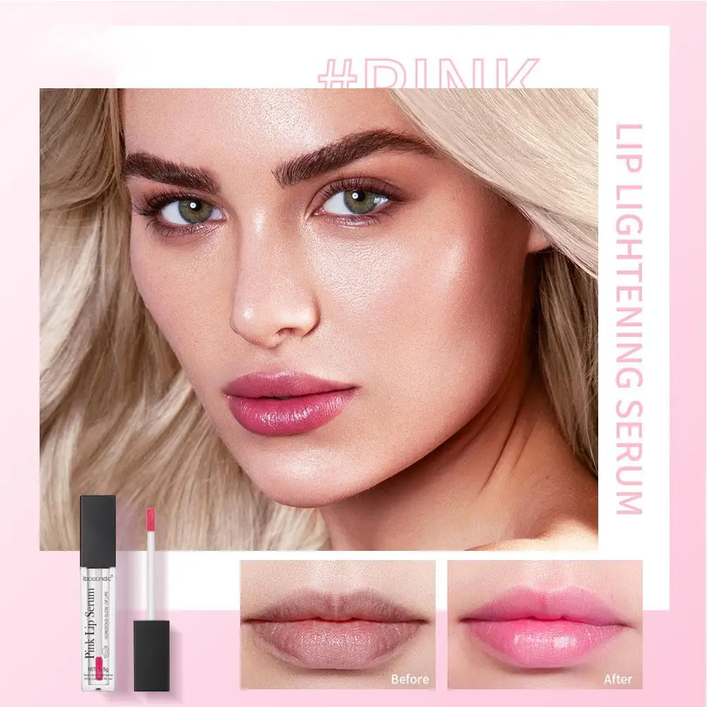 Moisturizing Lip Gloss Lightening Dark Lips Darkness Remover Pink Lip Serum Balm Plumping Gloss Moisturize Skin Repair Lip Care 3