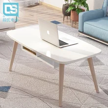 

I Solid Wood Simplicity Nordic Coffee Table Small Apartment Low Table Coffee Table Easy to Install Living Room Modern Side Table