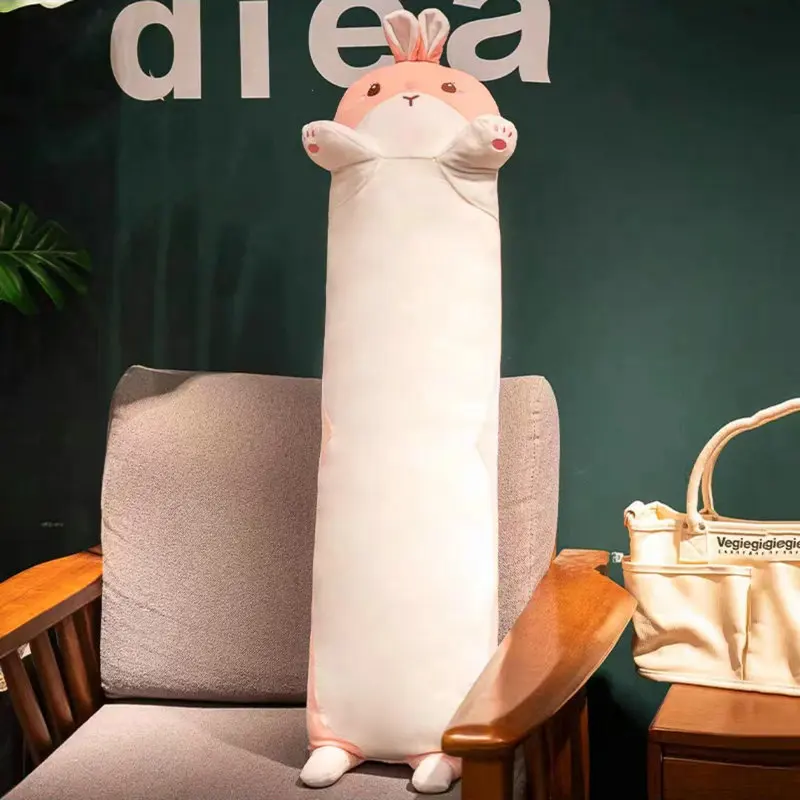 Peluche gigante de dinosaurio, gato, conejo, husky, pan, de 50 a 150 cm, suave y largo, para dormir, regalo para niñas y niños