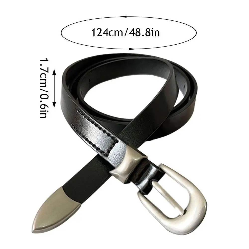High Quality Genuine Leather Belt For Women Fashion Alloy Buckle Waist Strap Dress Jeans Sweater Waistband Korean Style Belt New