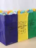 Recycling Sorting Bags with Handle as Glass Plastic Paper - Set of 3， Household garbage bin, garbage basket 1