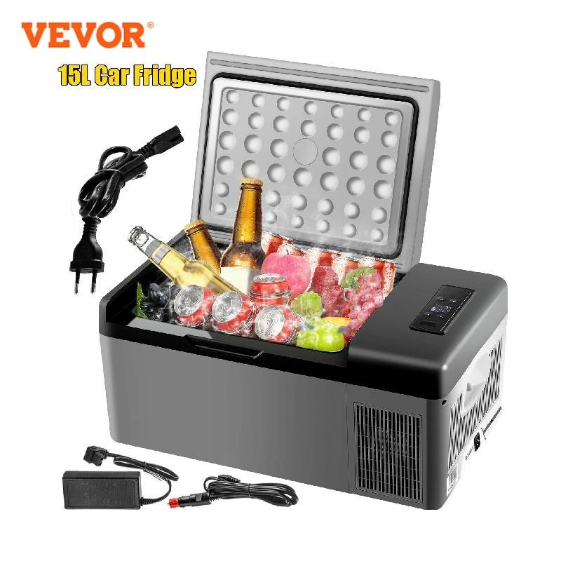 Picknicken handtekening Rijk Vevor 15L Kleine Koelkast Draagbare Auto Vriezer 12V/24V Mini Koelkast  Compressor Koeler Voor Reizen Camping Outdoor activiteiten| | - AliExpress