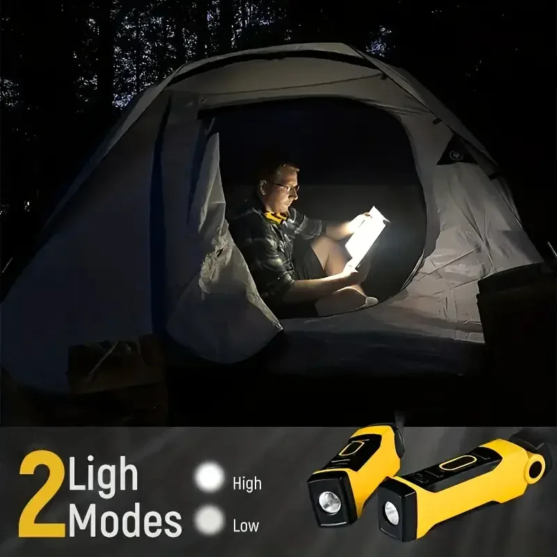 Rechargeable LED Neck Light Book Light for Reading 2 Brightness Levels Bendable Arms - Ideal for Reading Camping Repairing 2026