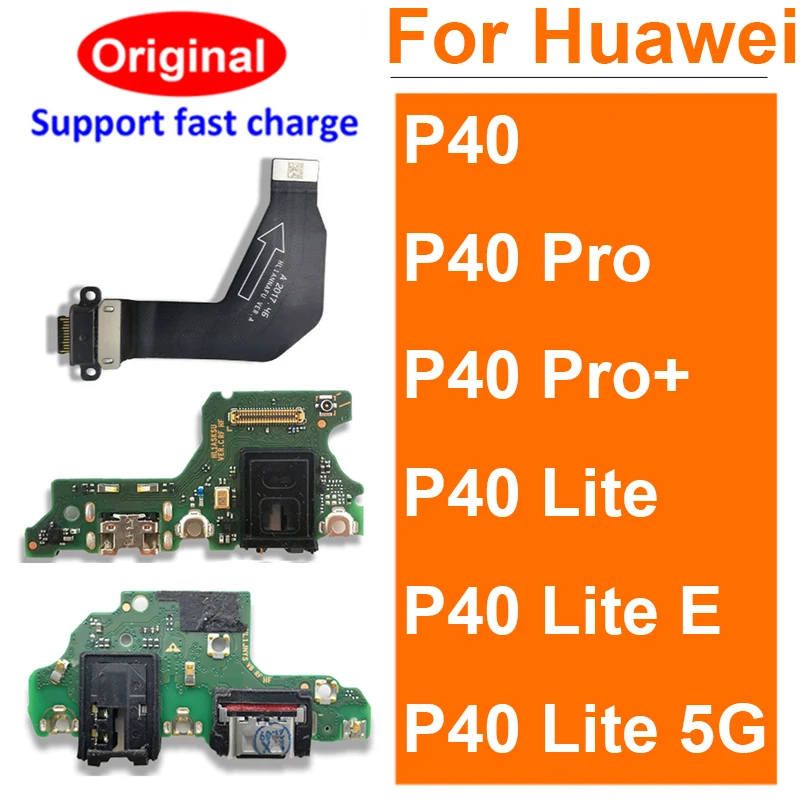 

Original USB Charger Board For Huawei P40 Lite Pro Charging Port Dock Connector Flex Cable Ribbon Repair Replacement Parts