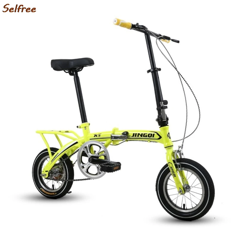 Selfree12 pollici bici Pieghevole adulti uomini e donne studenti Ultra-leggero portatile Chauffeur Bike Single Speed Bicicletta Pieghevole - immagine 3