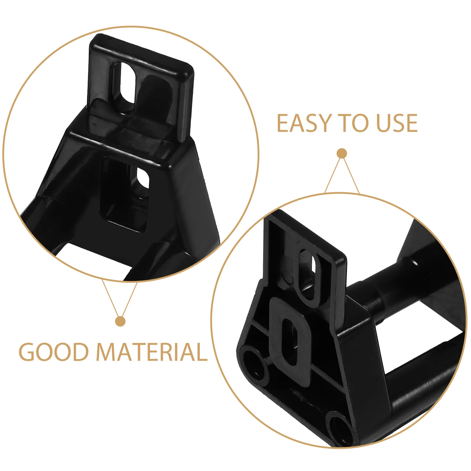 Black Sliding Door Floor Guide Wear Resistant Iron Material Barn Door Bottom Floor Guide Mount Doors