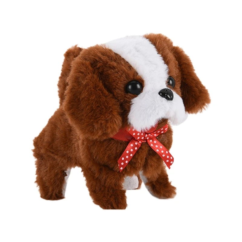Sotodik Electric Plush Toys Corgi Puppy Interactive Pet  Dog-Walking,Barking,Tail Wagging Interactive Toys for Toddler Kids Boys  Girls