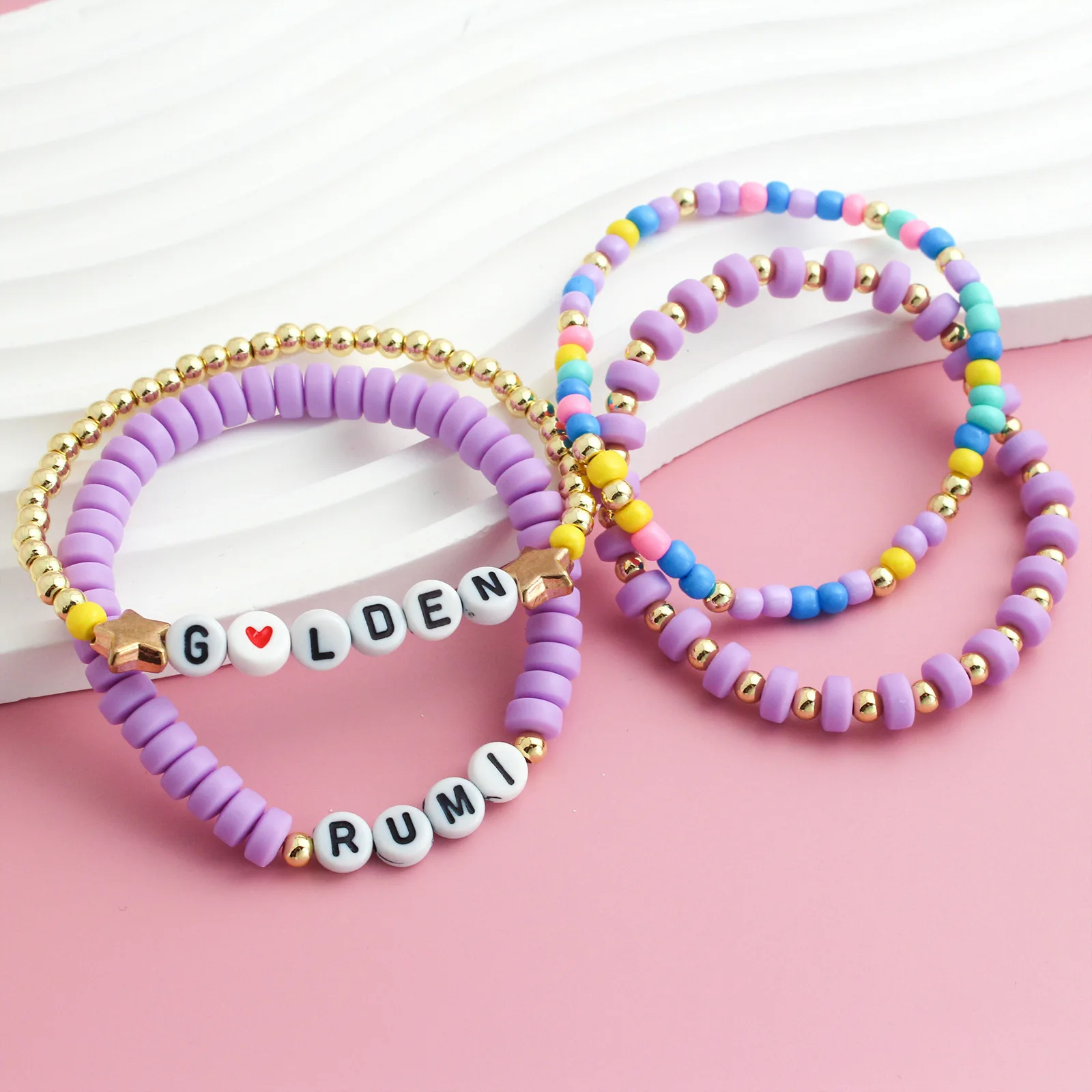 Kpop Demon Hunter Character Bracelets – Rumi, Zoey, Mira, Huntrix