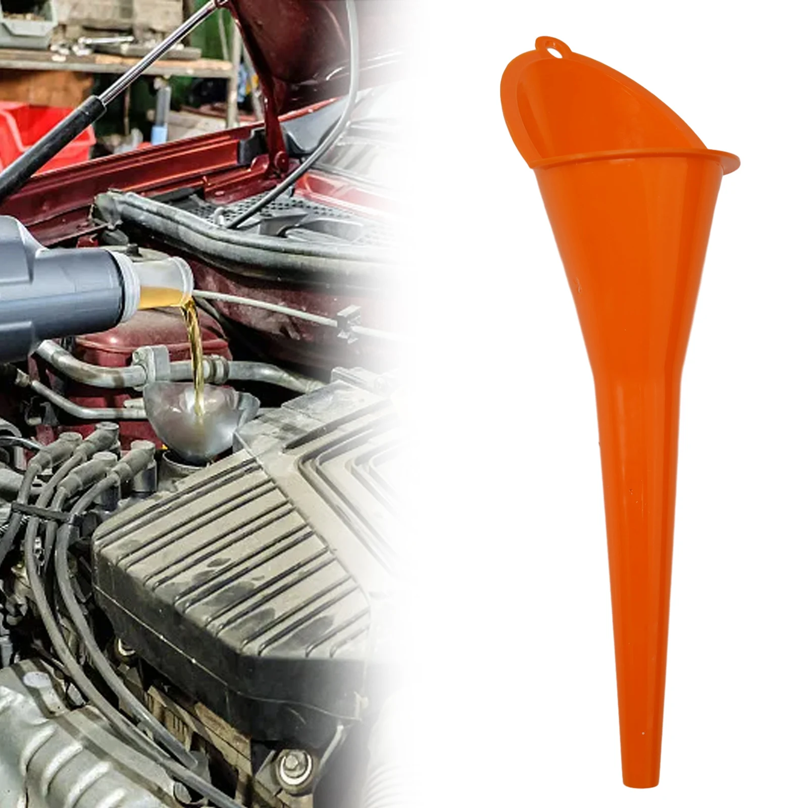 

Anti splash Plastic Funnel for Car Oil and Gasoline Refueling No Spillage Design Suitable for Various Settings