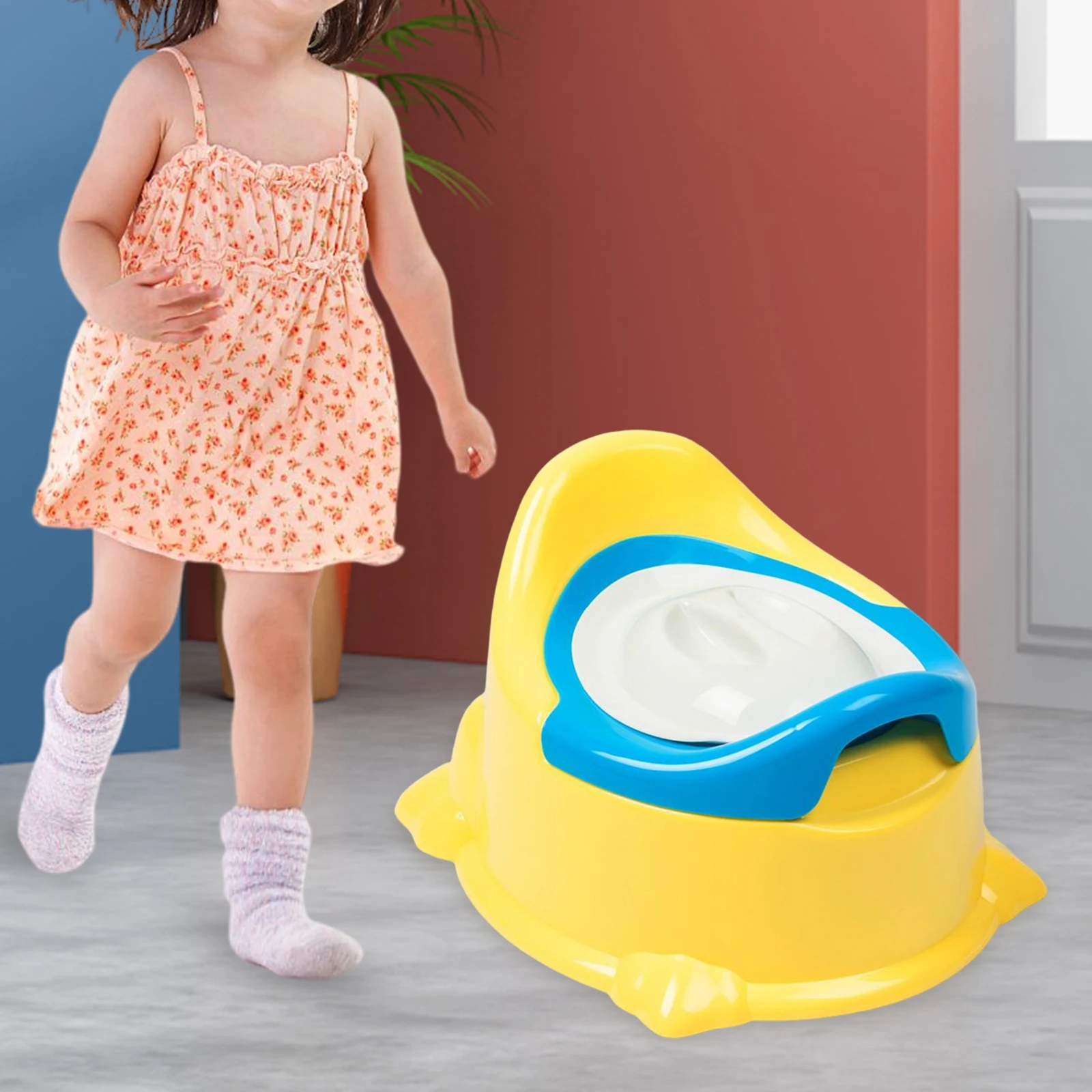 Toilet training Seat Fits Round Oval Toilet Kid Toddler Toilet Training Seat Potty Seat Toilet Potty Seat Ring with Storage Hook