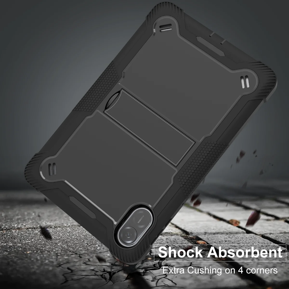 Durable Tri-Layer Kickstand Case with Shockproof Protection