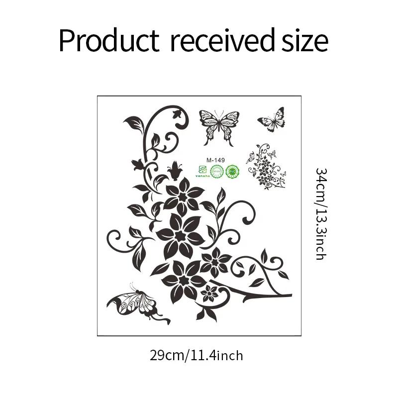 Homoyoyo 1feuille Autocollants Décoratifs Muraux Mots Positifs Pour