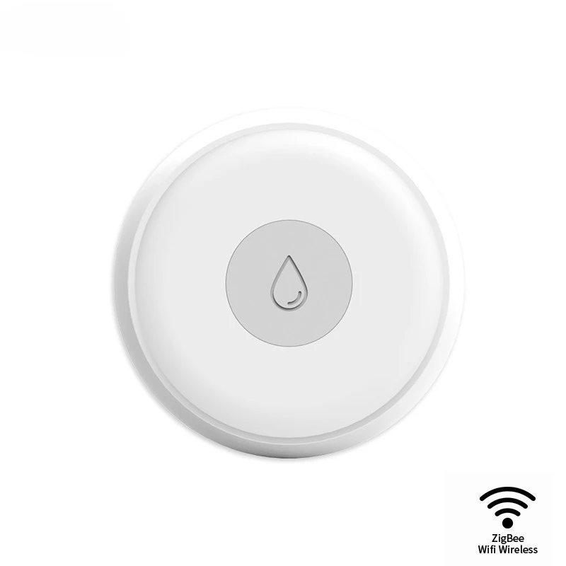 ZEXEF ZigBee Smart Water Sensor Leak Detector Flood Water Leakage Alarm Smart Home Security Monitor Work With Zigbee Gateway