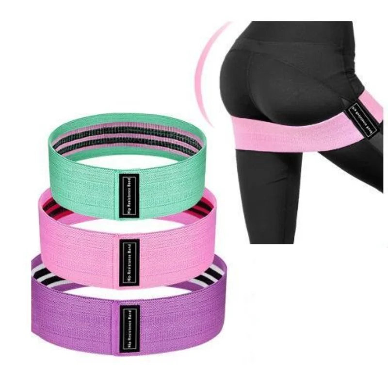 Fitness Resistance Band Buttocks Expansion Fitness Cloth Rubber Band Elastic Expander Suitable For Home Exercise Sport Equipment