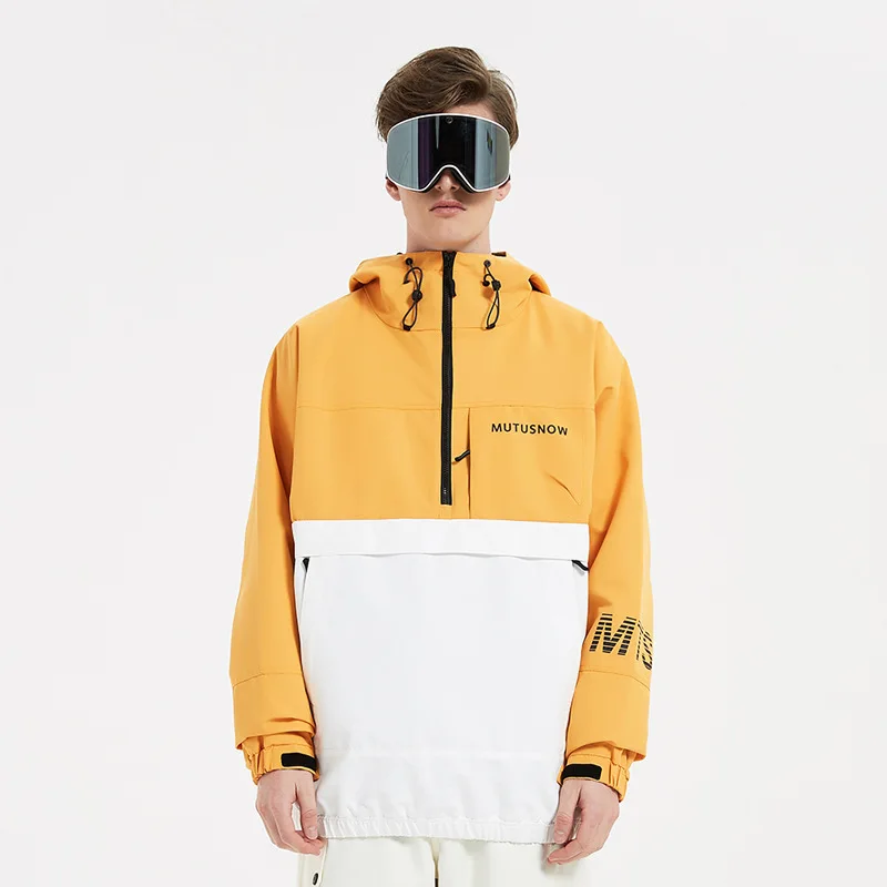 

Hooded Snowboard Men Jackets Waterproof Warm Woman Ski Coat Sport Mountain Long Female Outerwear Windproof Man Tracksuit Clothes