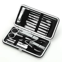 16PCS Nail Clippers Sets Nail Care Kit/Scissors/Trimmer/ Manicure/Pedicure Cutters /Eyelash Trimmer/Nail Tools/Toenail Knife 1