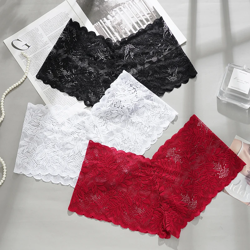 

Women Lace Breathable Panties Sexy Hollow Out Low Waist Briefs Transparent Underpants Fashion Lingerie Comfortable Underwear