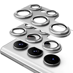 Premium Aluminum Alloy Camera Lens Protector - Enhanced Screen Protection for Samsung Galaxy S Series (Sliver)
