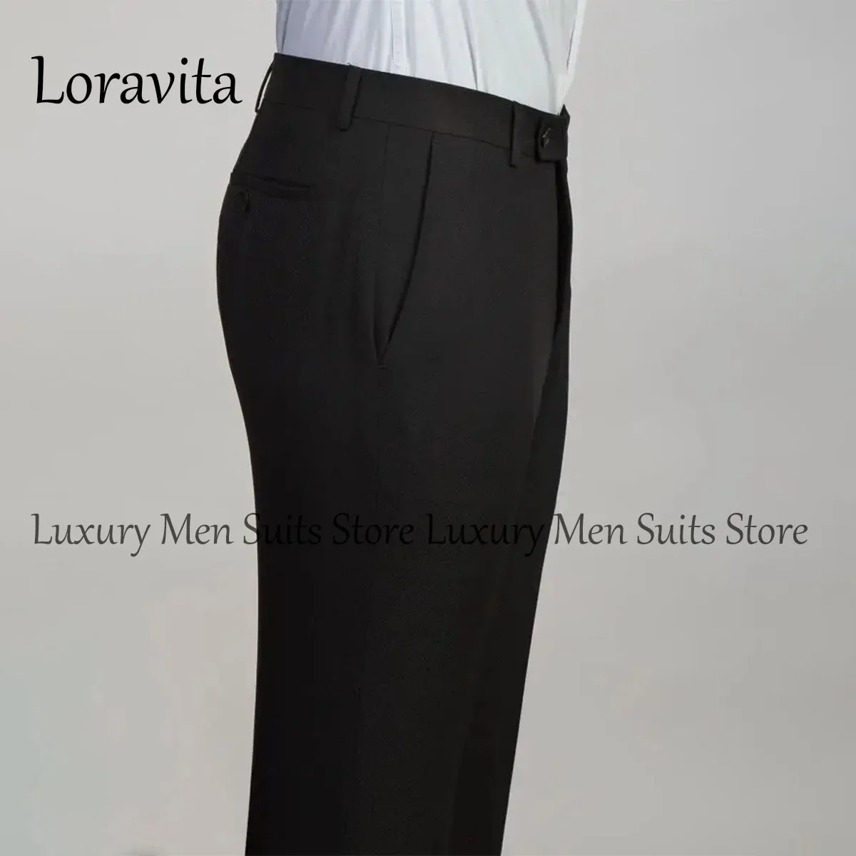 Customized Crystal Embroidered Jewelry Tuxedos Men Suits Peaked Lapel Groom Wedding Male Suit Blazers Pants Outfit Dresswear 4