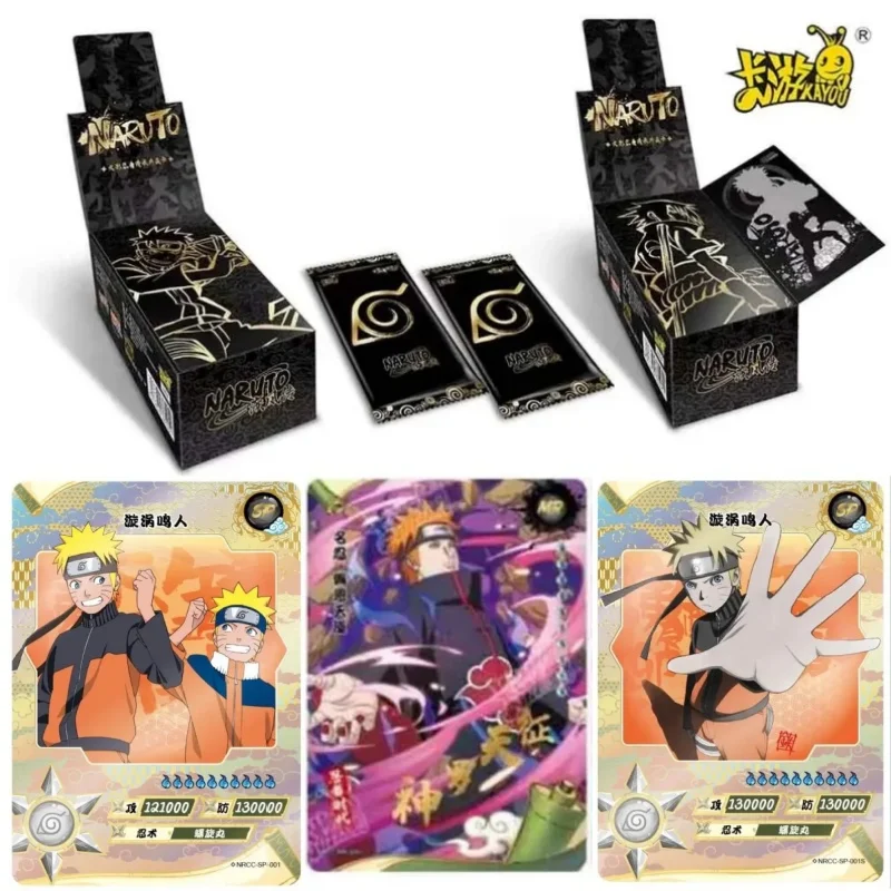 

KAYOU New Genuine Naruto Collection Cards Inherited Collection Card SR SSR XR Mr Rare Collection Card Kids Game Card Box Gift