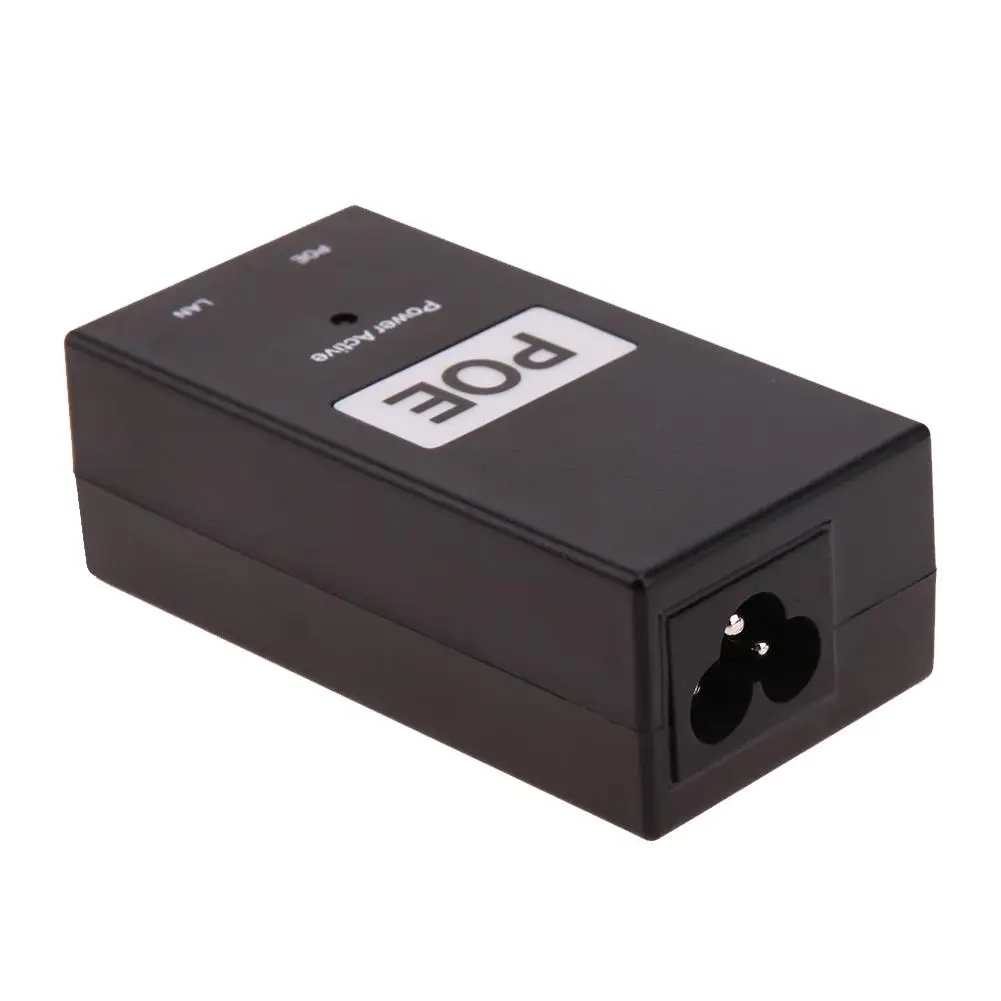 24V/48V 0.5A Desktop POE Power Injector Ethernet Adapter Surveillance CCTV IP Camera Supply poe power supply adapter poe power supply