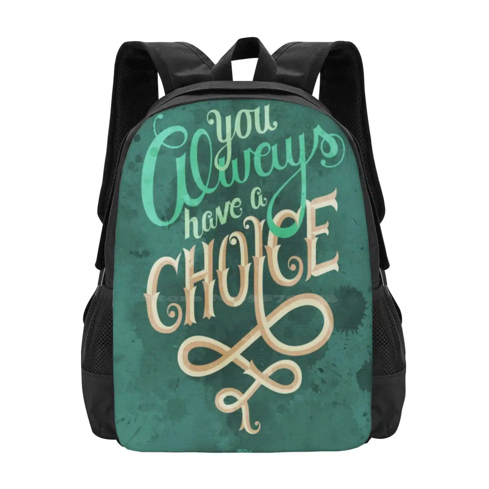 

Supernatural Dean Winchester Quote New Arrivals Unisex Bags Student Bag Backpack Supernatural Winchester Brothers Sam